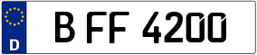 Truck License Plate